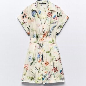 Zara Multicolor Floral Dress